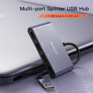 محول USB متعدد الوظائف 4 في 1 - توصيل سهل لأجهزتك المتعددة - Image 2