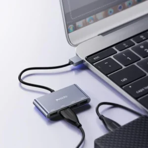 محول USB متعدد الوظائف 4 في 1 - توصيل سهل لأجهزتك المتعددة - Image 1