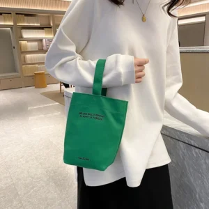 New Large Capacity Casual Canvas Tote Women Handbags Casual Letter Shoulder Crossbody Bag Shopper Bag Purse for Women Bucket Bag - Image 5