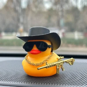 قطعة واحدة من ملحقات الديكور الداخلي للسيارة على شكل بطة لطيفة ورائعة - Image 1