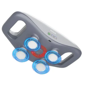 مسدس تدليك رباعي الرأس ، قرع احترافي ، استرخاء العضلات ، لاسلكي ، الأنسجة العميقة ، الخصر ، الجسم - Image 1