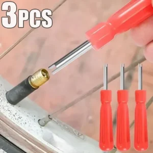 سيارة الإطارات صمام الجذعية الأساسية مزيل مفك العالمي السيارات دراجة مشقوق مقبض الإطارات إصلاح تثبيت أدوات يدوية الملحقات - Image 1