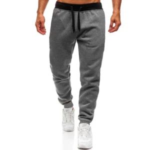 Sweatpants ربيع الخريف القطن السراويل الطويلة عداء ببطء السراويل الرياضية غير رسمية الرجال والنساء اللياقة البدنية الصلبة سراويل للجري 5 ألوان - Image 1