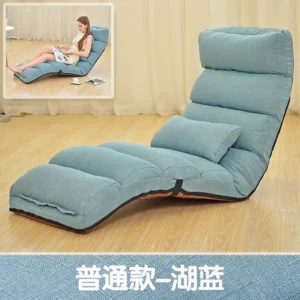 أريكة استرخاء شرفة واحدة غرفة نوم كرسي اليابانية للطي متعددة الوظائف صالة كرسي تاتامي الإبداعية كرسي الكلمة عادية - Image 1